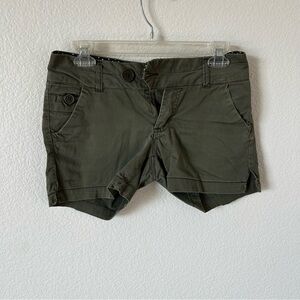 FSR Olive Green Low Rise Women's Cargo Utility Gorpcore Shorts